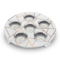 Abstract Lines Seder Plate