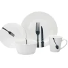 Acme Porcelain 16 Piece Dinnerware Set, Service For 4