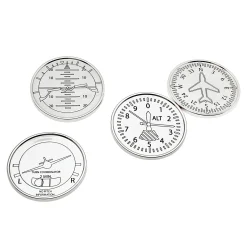 Airplane Coaster Set