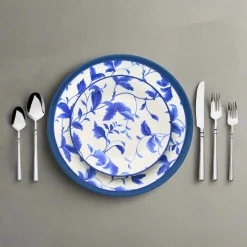 Arleigh Porcelain 12 Piece Dinnerware Set, Service For 4