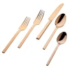 Atlas Mirrored Copper 18/0 Stainless Steel 20 Piece Flatware Set, Service For 4