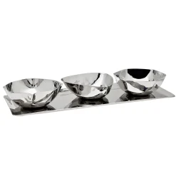 Auburn Serving Tray & Appetizer Bowls