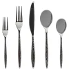 Avellino Graphite 18/10 Stainless Steel 20 Piece Flatware Set, Service For 4