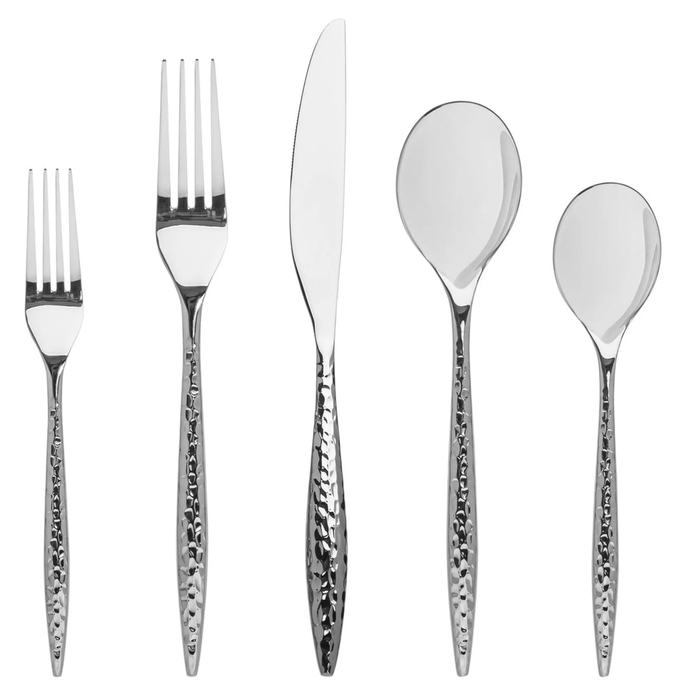 Avellino Mirrored 18/10 Stainless Steel 20 Piece Flatware Set, Service For 4