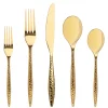 Avellino Mirrored Gold 18/10 Stainless Steel 20 Piece Flatware Set, Service For 4
