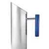 Azure Blue Resin & Stainless Steel Pitcher