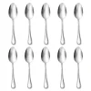 Bead Mirrored 18/0 Stainless Steel Tablespoon, Set of 10