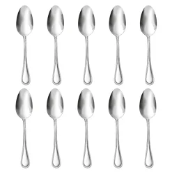 Bead Mirrored 18/0 Stainless Steel Tablespoon, Set of 10