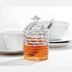 Bee Hive Honey Jar with Spoon