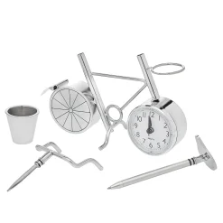 Bicycle Desk Set Clock
