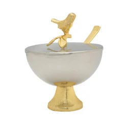 Bird Top Jam Jar with Spoon