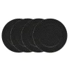 Black Bling Charger Plate, Set of 4