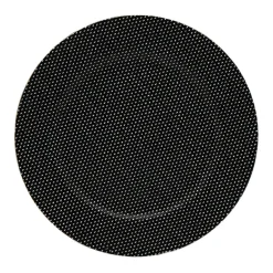 Black Bling Charger Plate, Set of 4