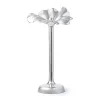 Blossom Platinum Tapered Candle Holder 18.5"