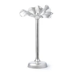 Blossom Platinum Tapered Candle Holder 18.5"