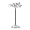 Blossom Platinum Tapered Candle Holder 15.75"