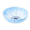 Blue Poppy Flower Cereal Bowl