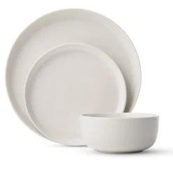 Brentwood Porcelain 12 Piece Dinnerware Set, Service for 4