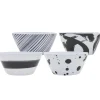 Brushstroke Navy Melamine Cereal Bowl, Set of 4