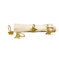 Butterfly Napkin Ring Set