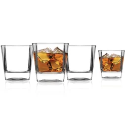 Carnegie Double Old Fashion Glass, Set of 4