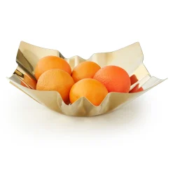 Cerro Gold Square Serving Bowl