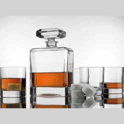 Chateau 9 Piece Whiskey Decanter Set