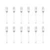 Chisel Matte 18/0 Stainless Steel Salad Fork, Set of 12