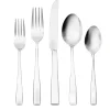 Chisel Mirrored 18/0 Stainless Steel 20 Piece Flatware Set, Service For 4