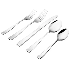 Chisel Mirrored 18/0 Stainless Steel 20 Piece Flatware Set, Service For 4