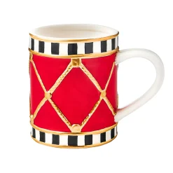 Christmas Checkered Drum Mug