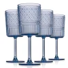Claro Acrylic Blue Goblet, Set of 4