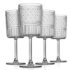 Claro Acrylic Clear Goblet, Set of 4