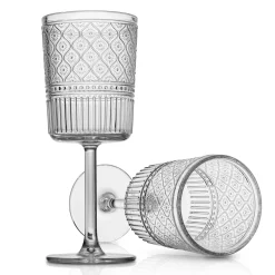 Claro Acrylic Clear Goblet, Set of 4