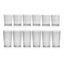 Claro Acrylic Highball & Double Old Fashion, Set of 12