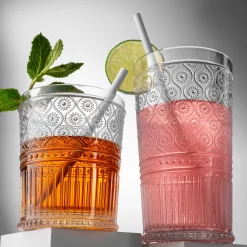 Claro Acrylic Highball, Set of 4