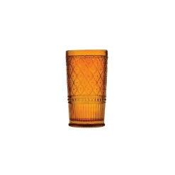 Claro Amber Highball, Set of 4