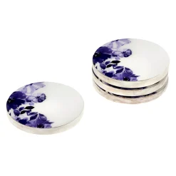 Claro Blue & Whitewash Coaster Set