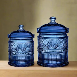 Claro Blue Canister Small