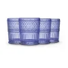 Claro Blue Double Old Fashion, Set of 4