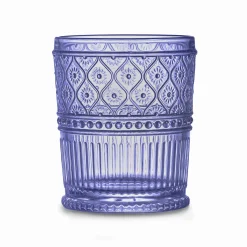 Claro Blue Double Old Fashion, Set of 4