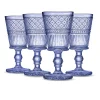 Claro Blue Goblet, Set of 4