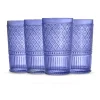 Claro Blue Highball, Set of 4