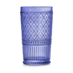 Claro Blue Highball, Set of 4