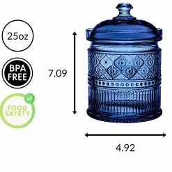 Claro Blue Medium Canister