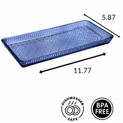 Claro Blue Serving Tray