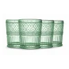 Claro Green Double Old Fashion, Set of 4