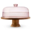 Claro Pink Acrylic Cake Dome