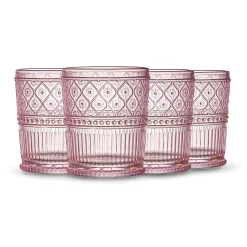 Claro Pink Double Old Fashion, Set of 4