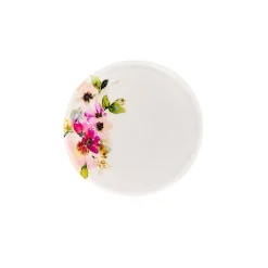 Claro Walnut Pink Floral Coaster Set